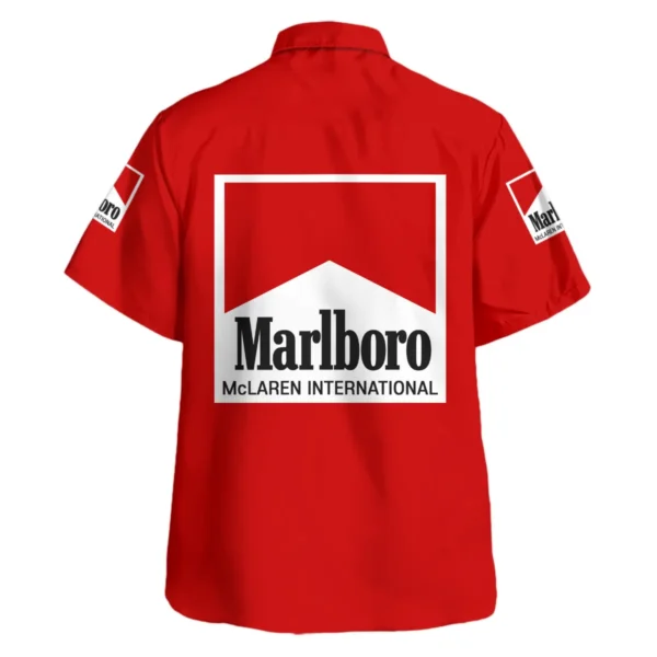 1990 Alain Prost Racing Costume Ferrari F1 Team Hawaiian Shirt BLVAAP070725A02HW - Image 3