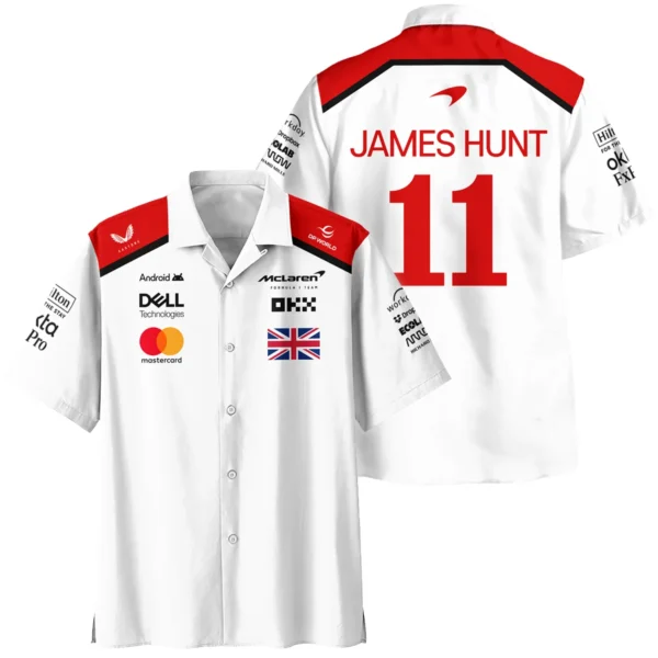 2025 James Hunt McLaren F1 Hawaiian Shirt For Fans BL2725A1HW