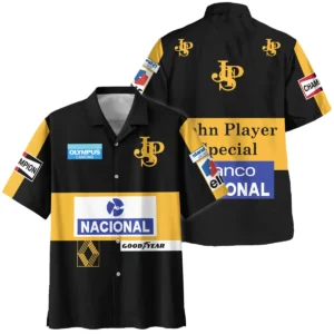 1985 Ayrton Senna John Player Special - Lotus F1 Racing Team Hawaiian Shirt BL3725A4HW