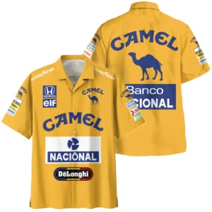1987 Ayrton Senna Camel Honda Formula 1 Racing Team Hawaiian Shirt BL3725A5HW