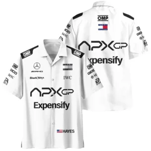 2025 F1 The Movie White Version For Racing Fan Exclusive Hawaiian Shirt BLF116625A1HW
