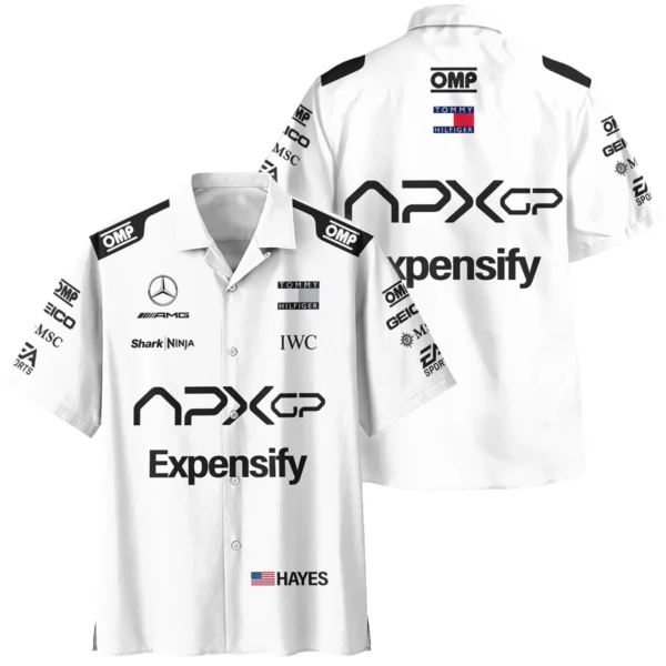 2025 F1 The Movie White Version For Racing Fan Exclusive Hawaiian Shirt BLF116625A1HW