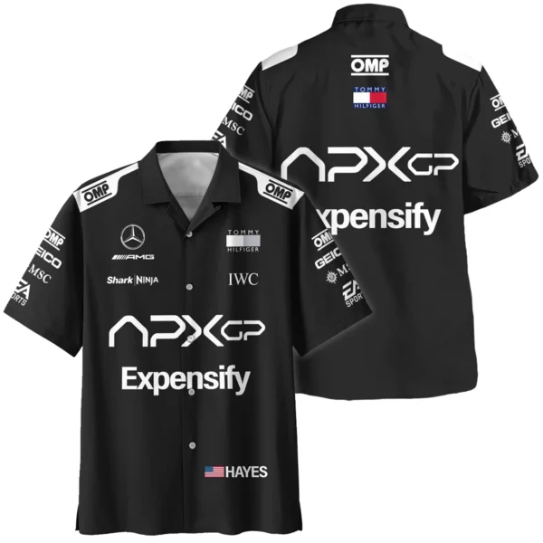 2025 F1 The Movie Black Version For Racing Fan Exclusive Hawaiian Shirt BLF116625A2HW