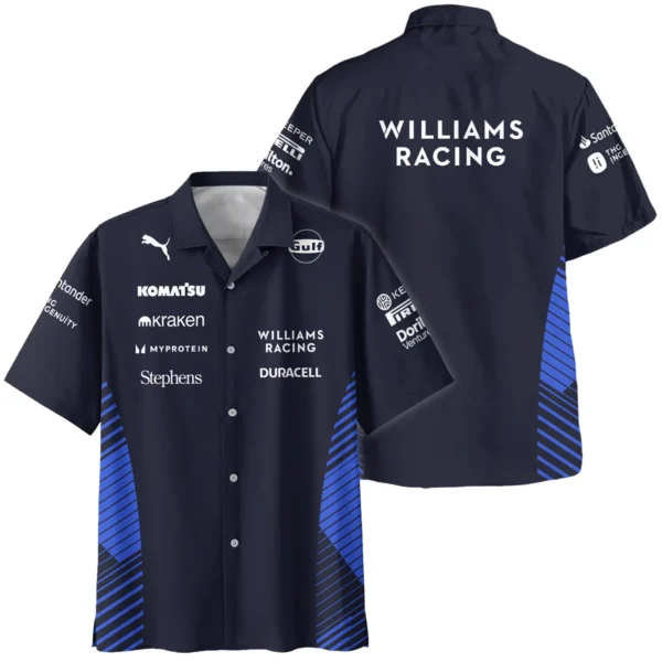 2025 Williams F1 Team Suit Hawaiian Shirt BLVA080725A01WILHW