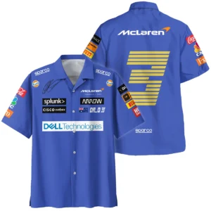 2021 Daniel Ricciardo McLaren F1 Team Race Suit Hawaiian Shirt BLVA180725A03HW