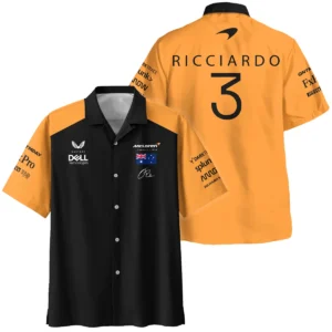 2022 Daniel Ricciardo McLaren F1 Team Suit Hawaiian Shirt BLVA180725A07HW