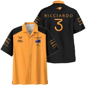 2022 Daniel Ricciardo McLaren F1 Team Suit Hawaiian Shirt BLVA180725A08HW
