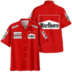 1985 Alain Prost Racing Suit McLaren F1 Team Hawaiian Shirt BLVAAP070725A04HW