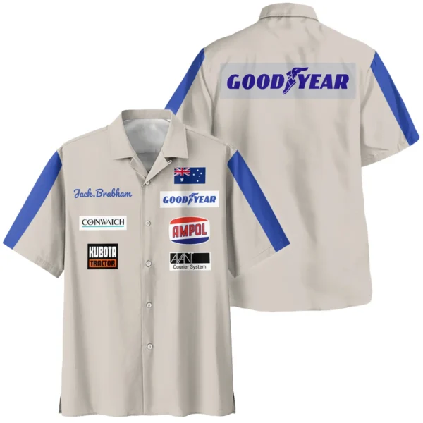 1970 Jack Brabham Race Suit Hawaiian Shirt BLVAJB070725A01HW