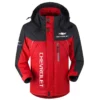 Chevrolet Exclusive Logo Outdoor Plush Charging Suit Waterproof Windproof Jacket Detachable Hood BLC21525A1CHE - Red