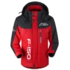 F-150 Exclusive Logo Outdoor Plush Charging Suit Waterproof Windproof Jacket Detachable Hood BLC21525A1F150 - Red