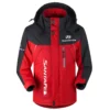Santa Fe Exclusive Logo Outdoor Plush Charging Suit Waterproof Windproof Jacket Detachable Hood BLC21525A1SFE - Red