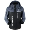 Amarok Exclusive Logo Outdoor Plush Charging Suit Waterproof Windproof Jacket Detachable Hood BLC21525A1AMK - Black