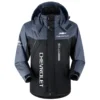 Chevrolet Exclusive Logo Outdoor Plush Charging Suit Waterproof Windproof Jacket Detachable Hood BLC21525A1CHE - Black