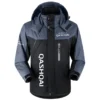Qashqai Exclusive Logo Outdoor Plush Charging Suit Waterproof Windproof Jacket Detachable Hood BLC21525A1QQI - Black