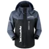 Raptor Exclusive Logo Outdoor Plush Charging Suit Waterproof Windproof Jacket Detachable Hood BLC21525A1RPT - Black