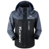 Tucson Exclusive Logo Outdoor Plush Charging Suit Waterproof Windproof Jacket Detachable Hood BLC21525A1TSN - Black