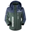 Amarok Exclusive Logo Outdoor Plush Charging Suit Waterproof Windproof Jacket Detachable Hood BLC21525A1AMK - Dark Green