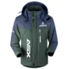 ASX Exclusive Logo Outdoor Plush Charging Suit Waterproof Windproof Jacket Detachable Hood BLC21525A1ASX - Dark Green