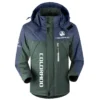Colorado Exclusive Logo Outdoor Plush Charging Suit Waterproof Windproof Jacket Detachable Hood BLC21525A1CLD - Dark Green