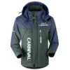 Carnival Exclusive Logo Outdoor Plush Charging Suit Waterproof Windproof Jacket Detachable Hood BLC21525A1CNV - Dark Green