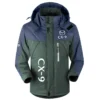 CX-9 Exclusive Logo Outdoor Plush Charging Suit Waterproof Windproof Jacket Detachable Hood BLC21525A1CX9 - Dark Green
