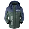 Seltos Exclusive Logo Outdoor Plush Charging Suit Waterproof Windproof Jacket Detachable Hood BLC21525A1STS - Dark Green