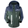 Wrangler Exclusive Logo Outdoor Plush Charging Suit Waterproof Windproof Jacket Detachable Hood BLC21525A1WRL - Dark Green