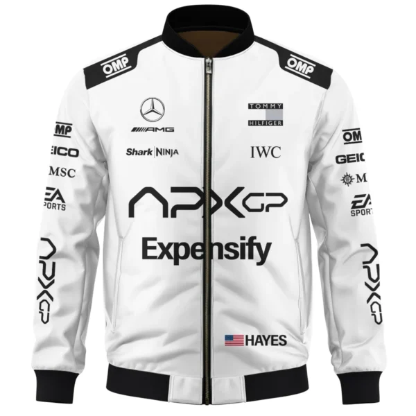 2025 F1 The Movie White Version For Racing Fan Exclusive Bomber BLF116625A1BB - Image 2