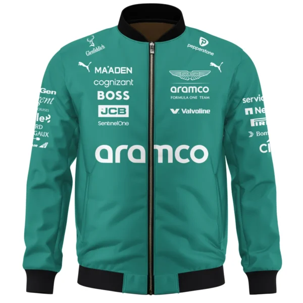 2025 Aston Martin F1 Race Suit Bomber BLVA120725A04AMBB - Image 2