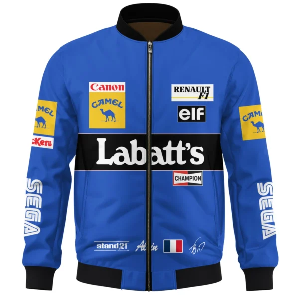 1993 Alain Prost Racing Suit Williams Renault F1 Team Bomber BLVAAP070725A03BB - Image 2