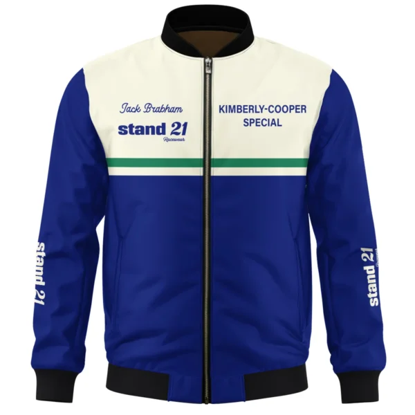 1990s Sir Jack Brabham Race IndyCar Suit Bomber BLVAJB070725A02BB - Image 2