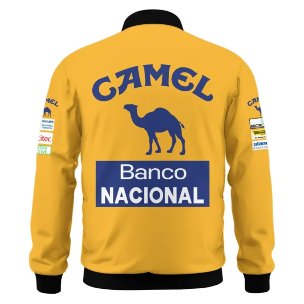 1987 Ayrton Senna Camel Honda Formula 1 Racing Team Bomber BL3725A5BB - Image 3