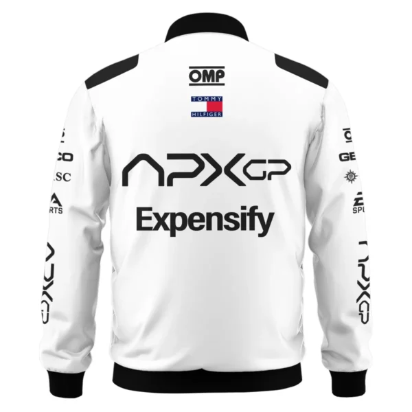 2025 F1 The Movie White Version For Racing Fan Exclusive Bomber BLF116625A1BB - Image 3