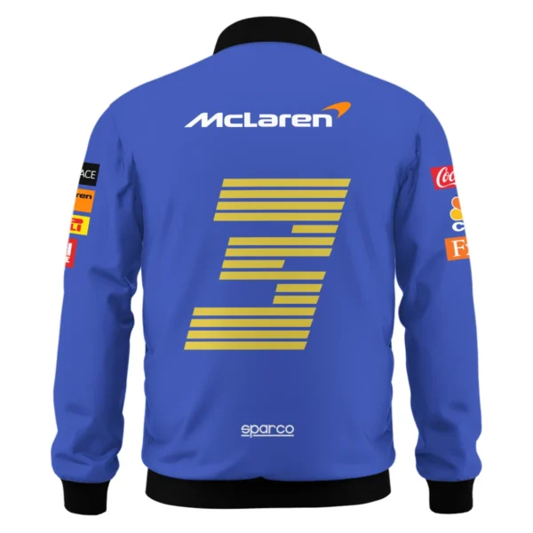 2021 Daniel Ricciardo McLaren F1 Team Race Suit Bomber BLVA180725A03BB - Image 3