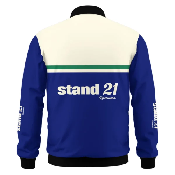 1990s Sir Jack Brabham Race IndyCar Suit Bomber BLVAJB070725A02BB - Image 3