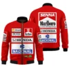 1988 Ayrton Senna Honda Race Suit Marlboro McLaren Bomber BL3725A2BB