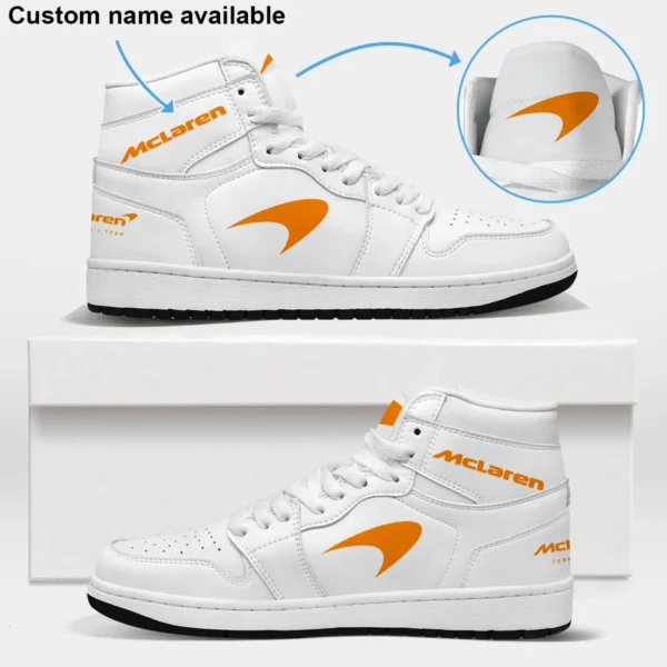 McLaren F1 Exclusive Logo Air Jordan 1 High BLMCL17725A5 - White
