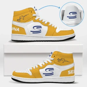 Ayrton Senna Exclusive Logo Air Jordan 1 High BLSN19725A3 - Style 3