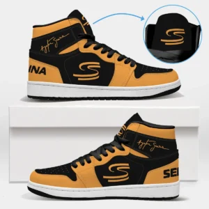 Ayrton Senna Exclusive Logo Air Jordan 1 High BLSN19725A6 - Style 6