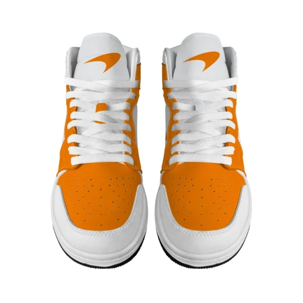 McLaren F1 Exclusive Logo Air Jordan 1 High BLMCL17725A1 - Orange White - Image 2