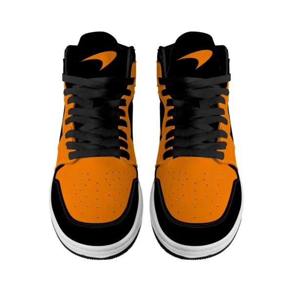 McLaren F1 Exclusive Logo Air Jordan 1 High BLMCL17725A2 - Orange Black - Image 2