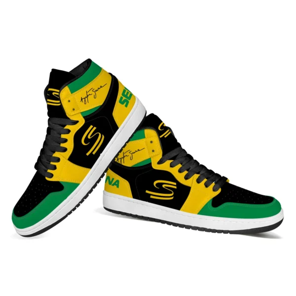 Ayrton Senna Exclusive Logo Air Jordan 1 High BLSN19725A1 - Style 1 - Image 3