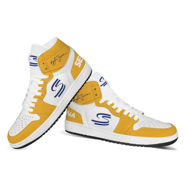 Ayrton Senna Exclusive Logo Air Jordan 1 High BLSN19725A3 - Style 3 - Image 3