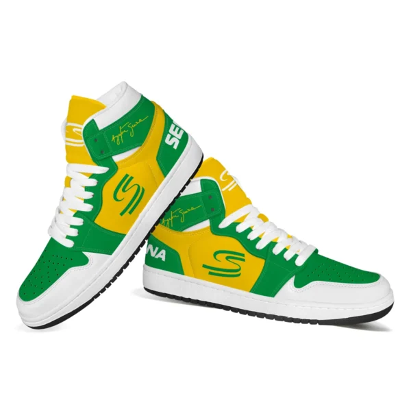 Ayrton Senna Exclusive Logo Air Jordan 1 High BLSN19725A7 - Style 7 - Image 3
